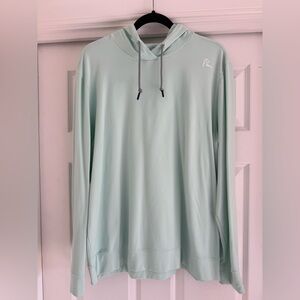 Gently used Rhoback men’s performance hoodie size L mint green color